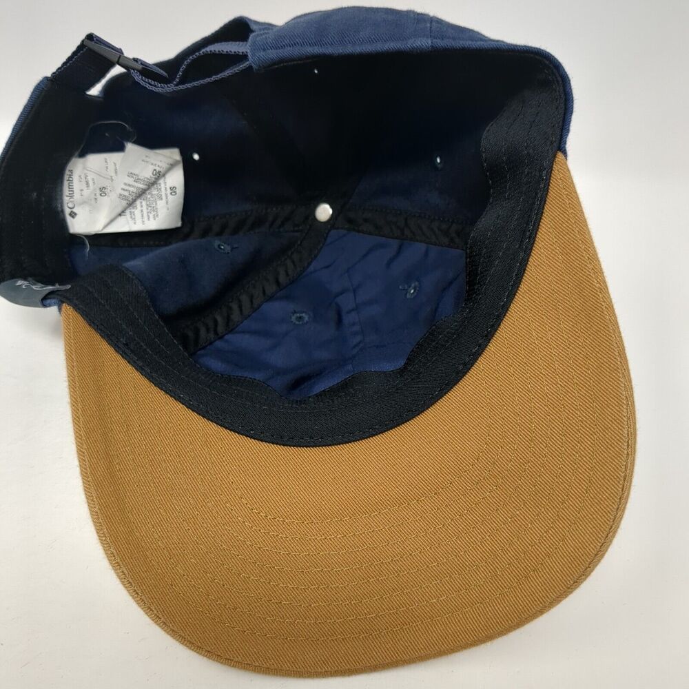 Mountain Leather Patch Strapback Hat Multi One Si… - image 6